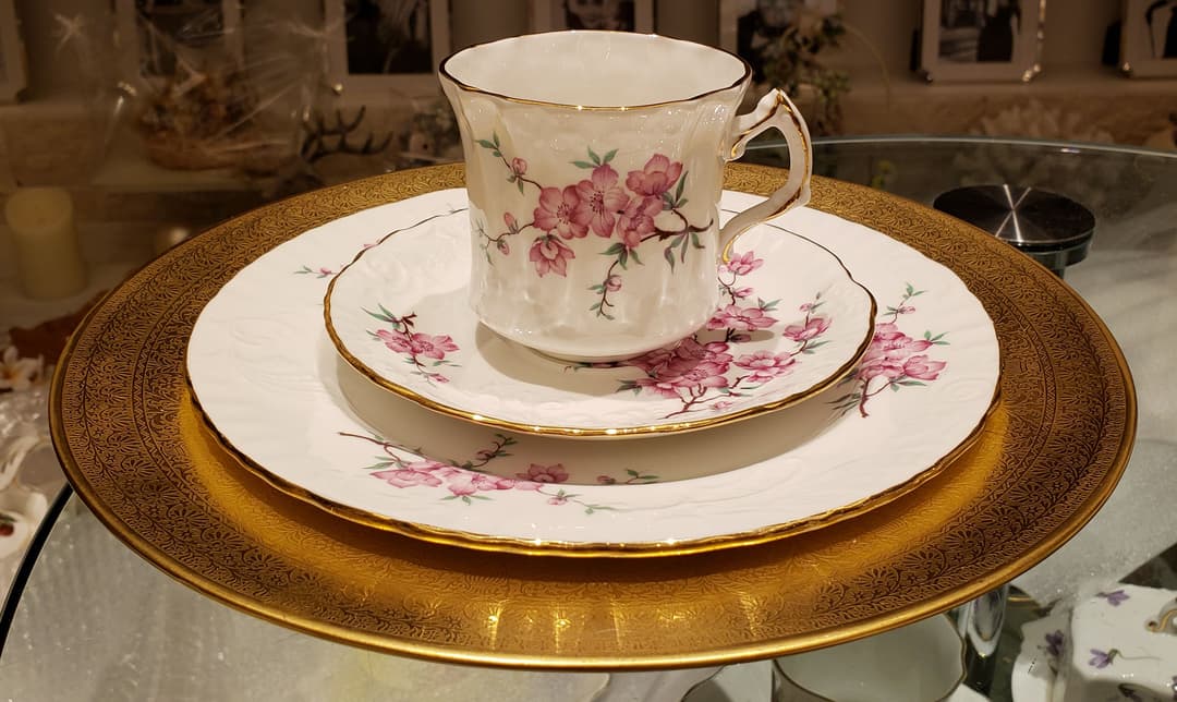 ロイヤル ババリア フッチェンロイター ゼルプ 金彩 ディナープレート