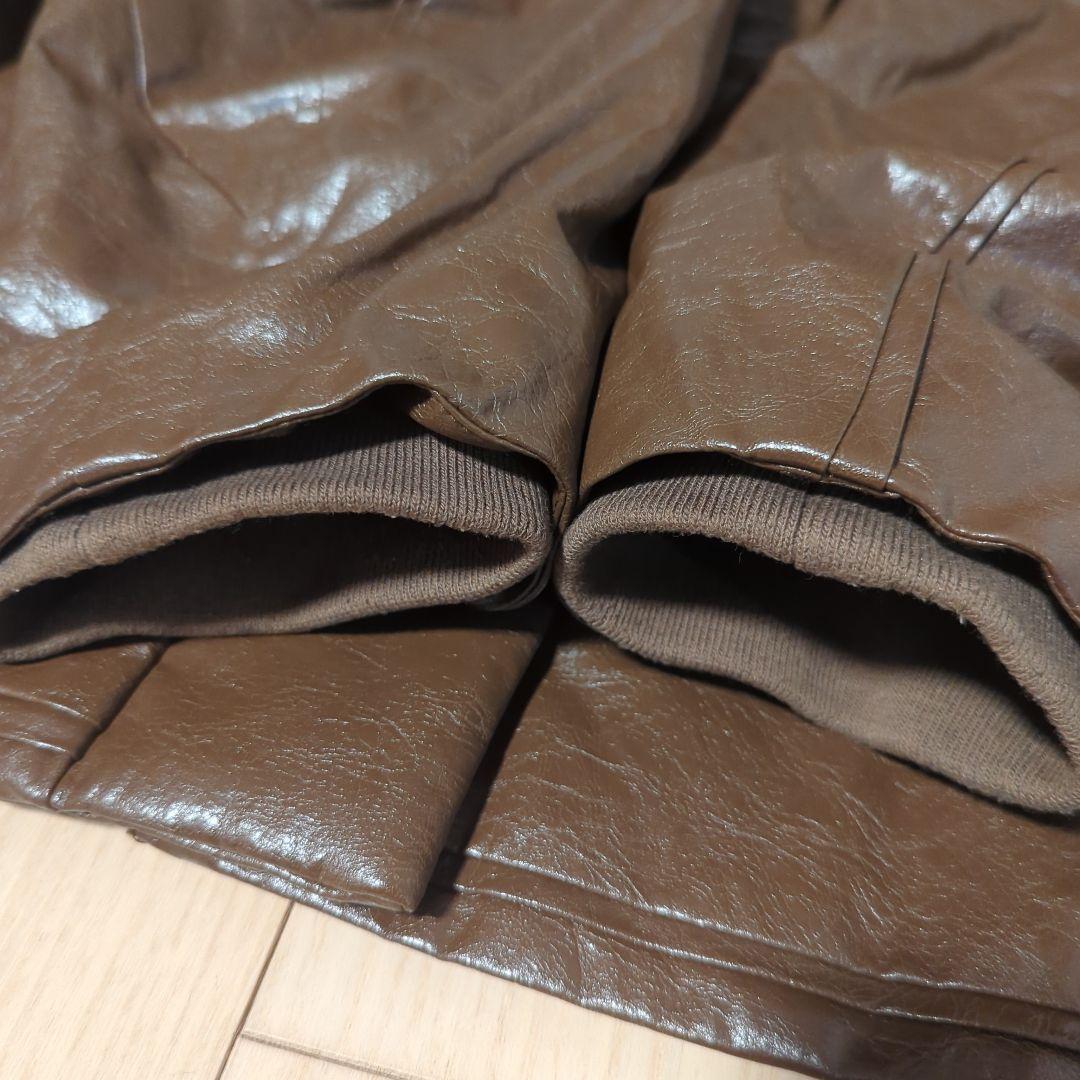 ジャケット・アウター PASTING LIKE SYNTHETIC LEATHER JACKET