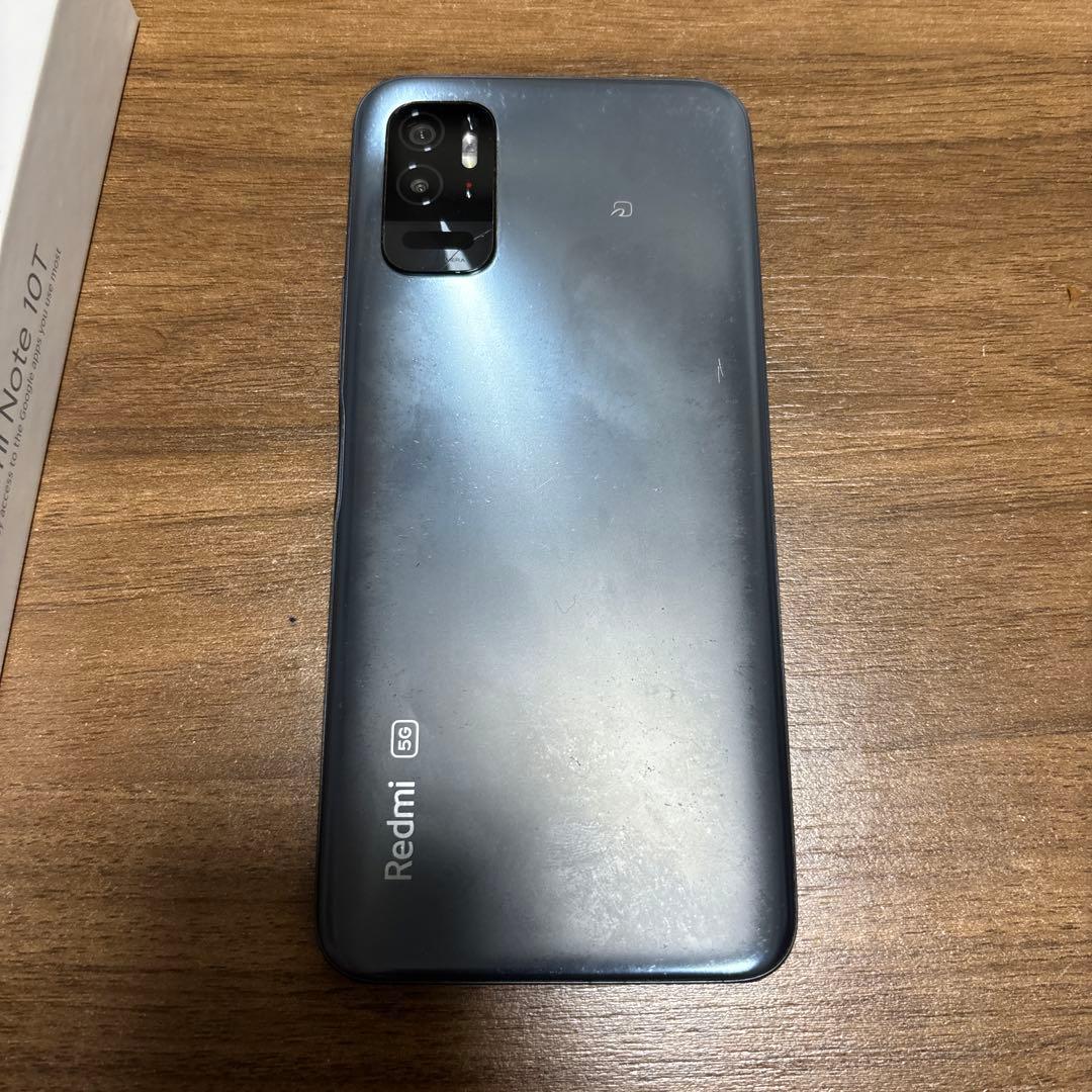 Xiaomi Redmi note 10T Azure Black 外箱付き