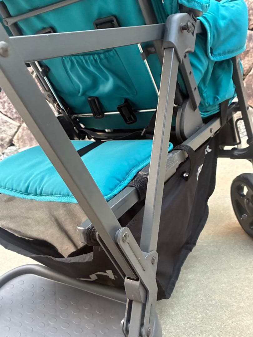 美品　Joovy Ultralight 二人乗りベビーカー　未使用レインカバー付