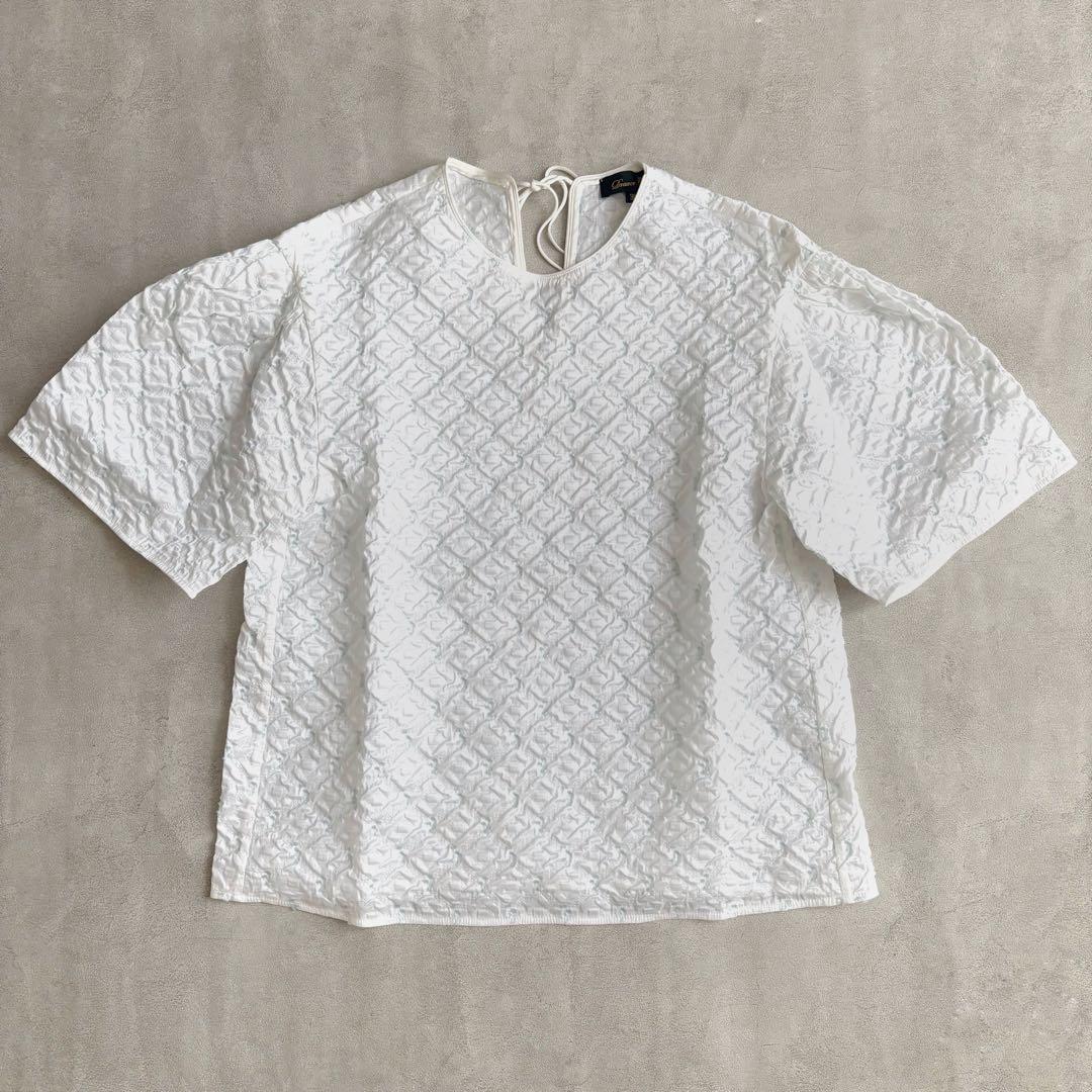 DRAWER 2024ss M.SUMMER1 パフィージャカード ブラウス