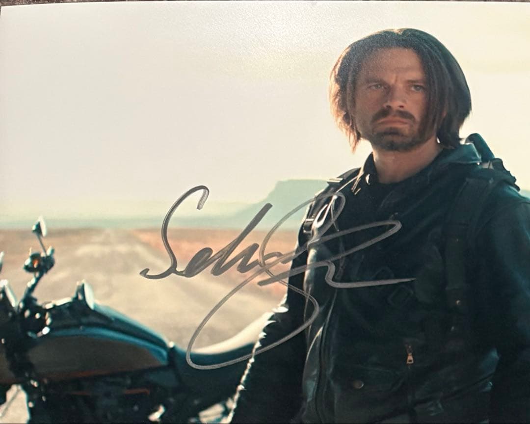Sebastian Stan セバスチャンスタン　直筆サイン　アベンジャーズ