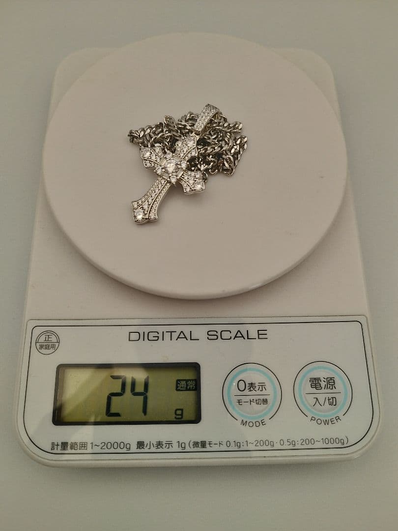 アヴァランチ ネックレス クロス silver925 シルバー925 ジルコニア