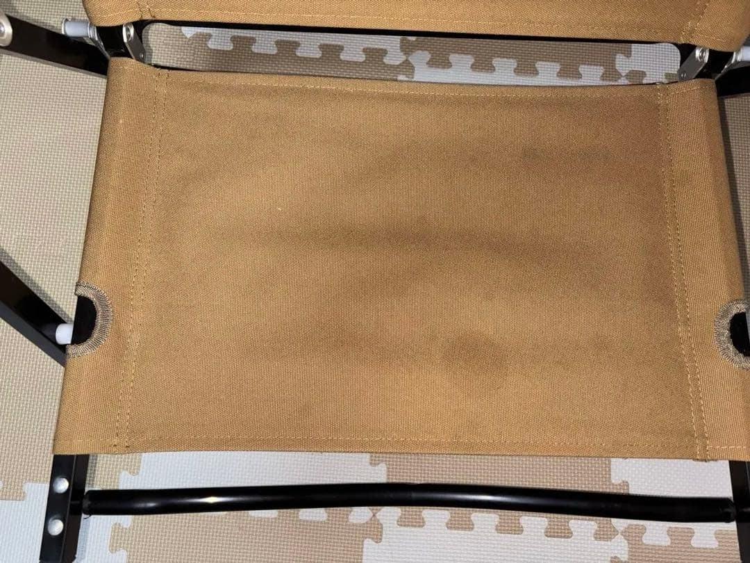 コンパクトフォールディングチェア (コットンキャンバス)2脚セット