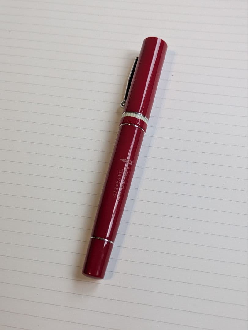 DELTA デルタ 万年筆 ヴィア ベネット レッド M