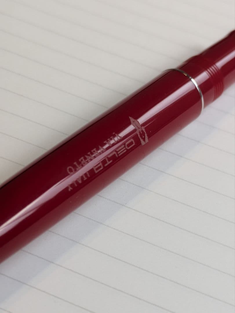 DELTA デルタ 万年筆 ヴィア ベネット レッド M