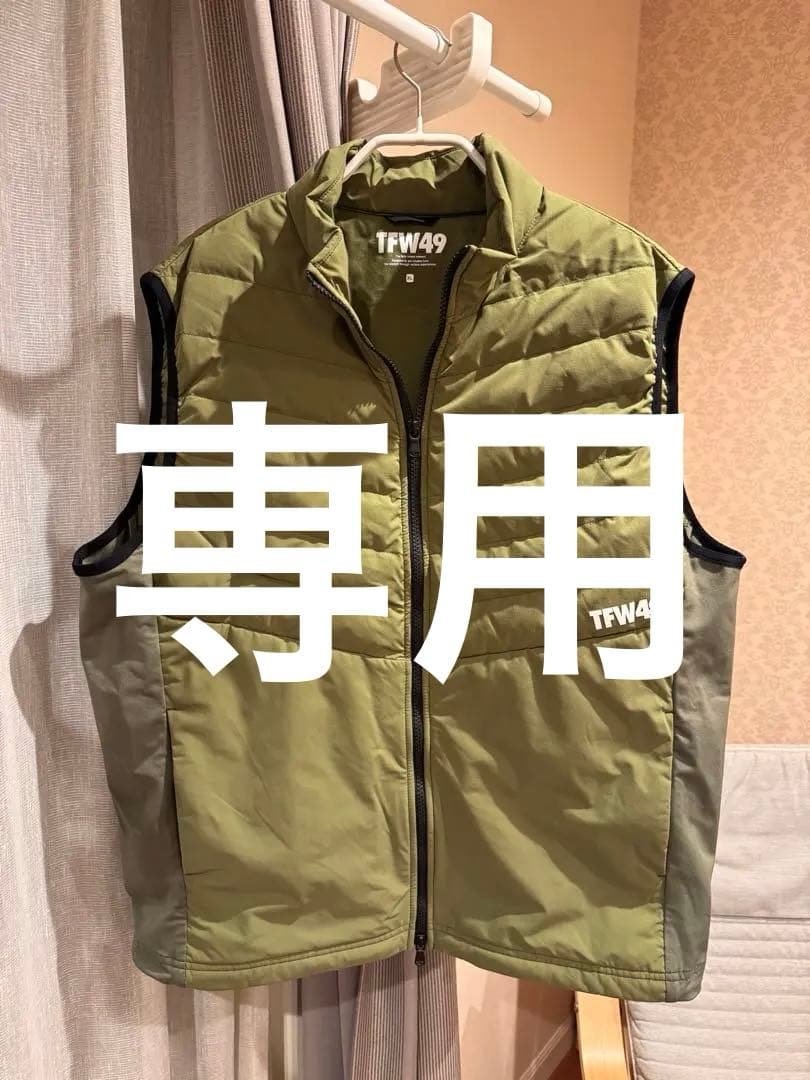 TFW49/SHIELD WARMER VEST/KHAKI/ゴルフ/XLサイズ
