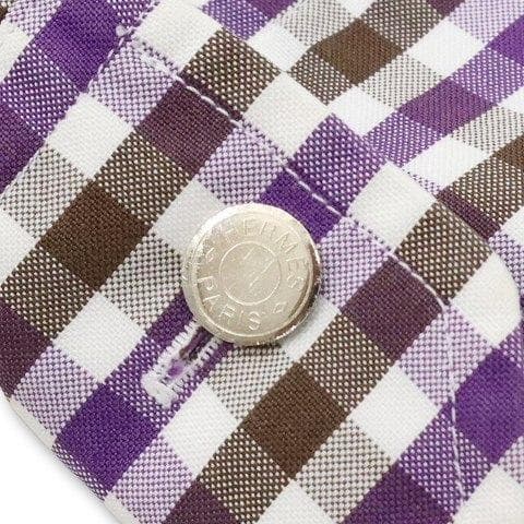 エルメス ギンガムチェック ボタンダウン ポケット シャツ 39/15 1/2