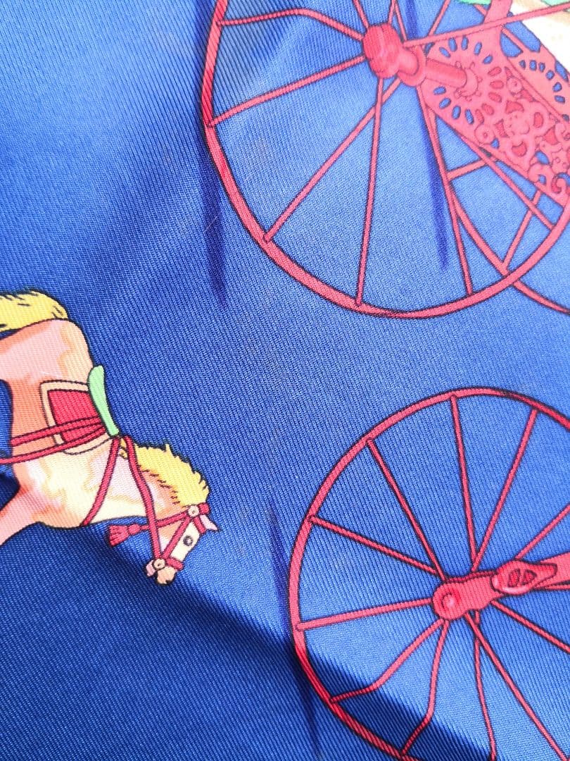 エルメス HERMES　スカーフ　カレ90　お馬の話をして