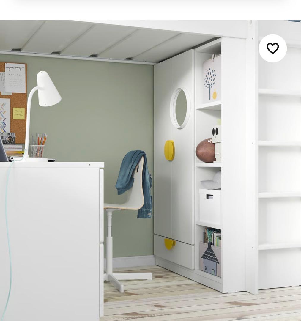 引取り限定⭐︎IKEA STUVA ロフトベッド ピンク