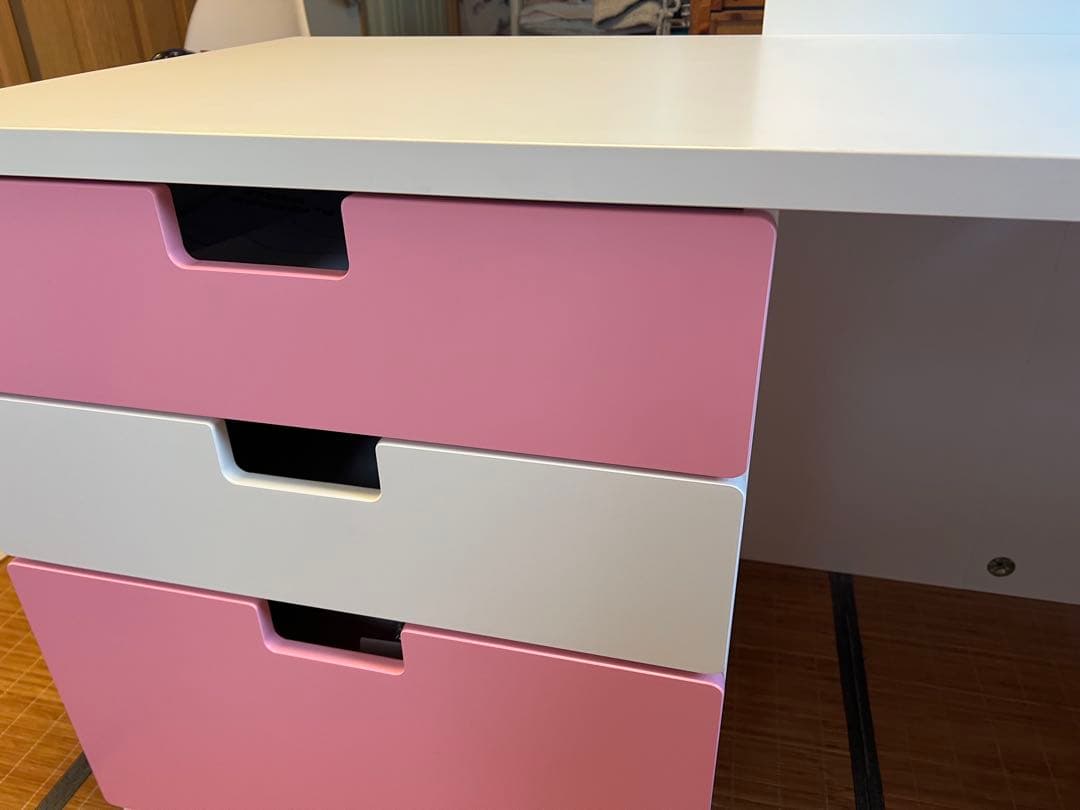 引取り限定⭐︎IKEA STUVA ロフトベッド ピンク