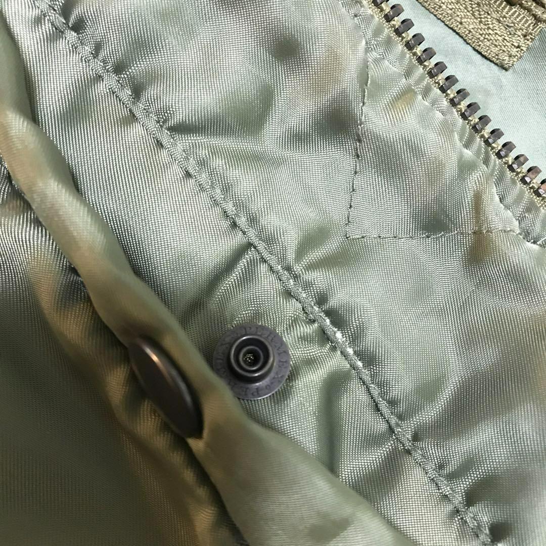 AVIREXアヴィレックスフライトジャケットXLマルチポケットステンシルMA-1