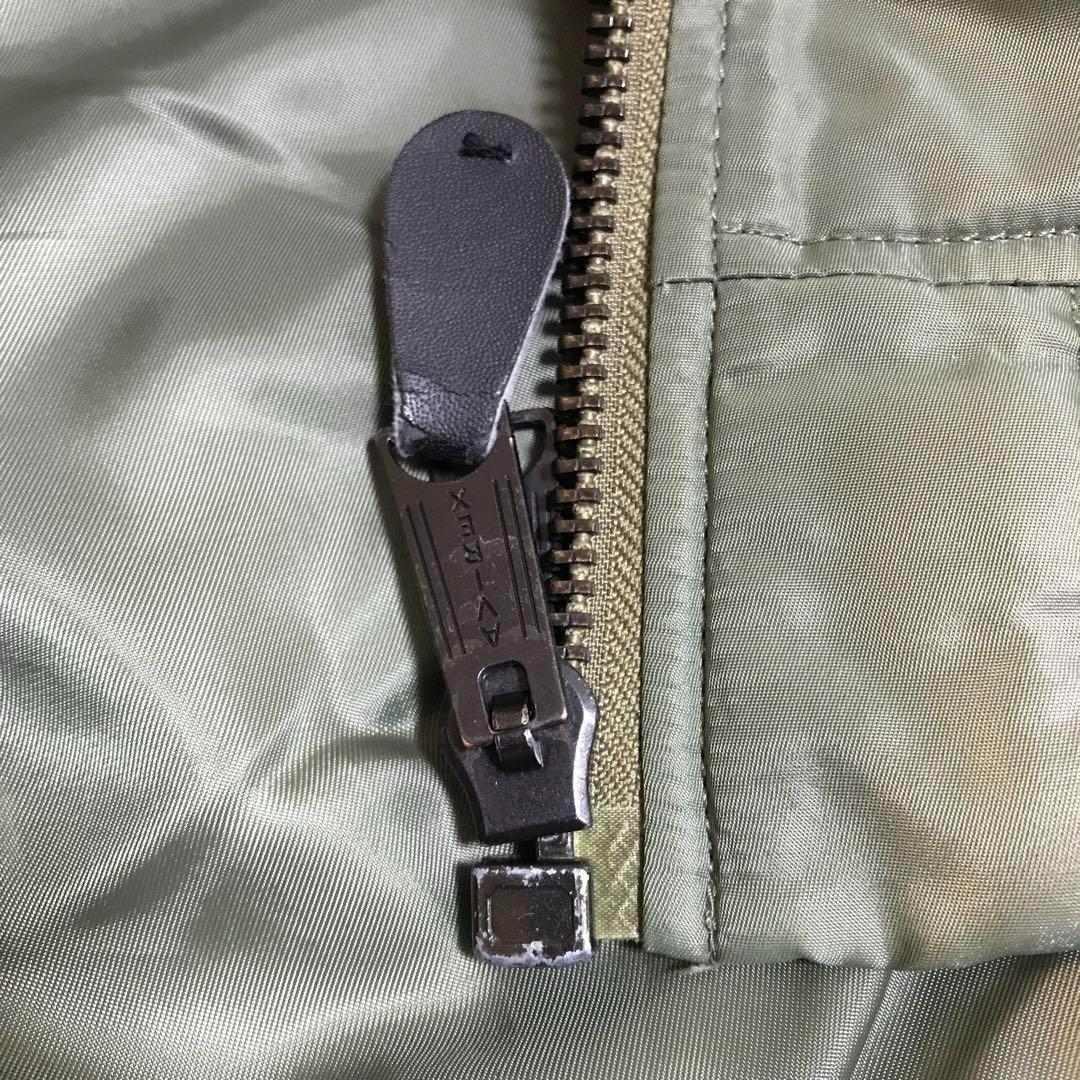 AVIREXアヴィレックスフライトジャケットXLマルチポケットステンシルMA-1