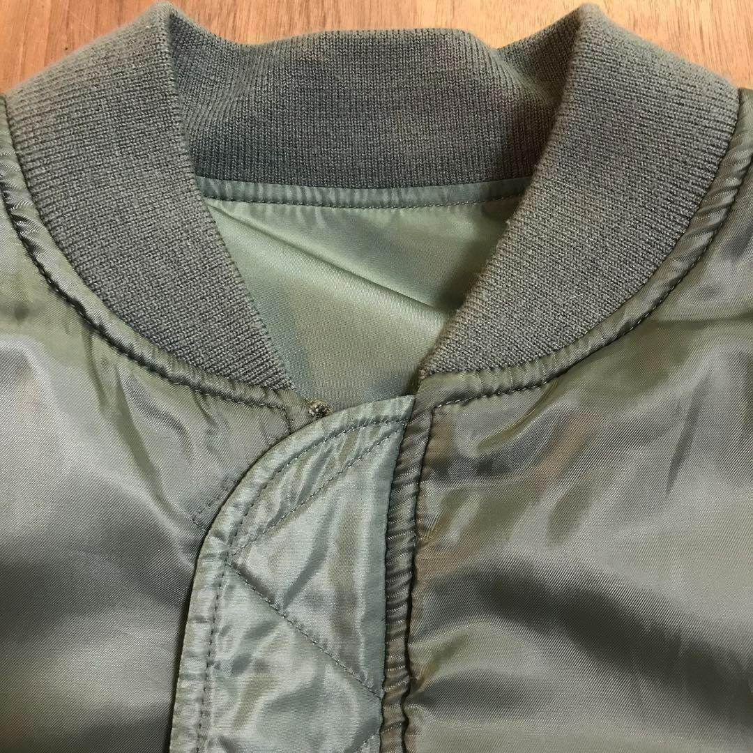 AVIREXアヴィレックスフライトジャケットXLマルチポケットステンシルMA-1