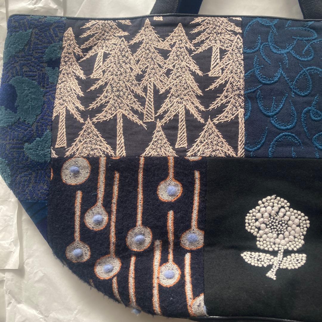 ミナペルホネン ピースバスケットバッグ