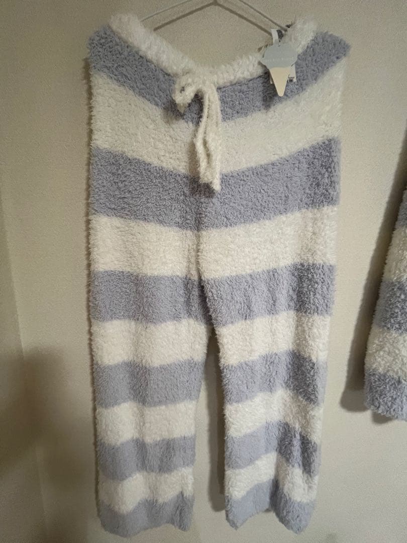 【新品未使用】ジェラートピケ 3ボーダーパーカ&ロングパンツ セット