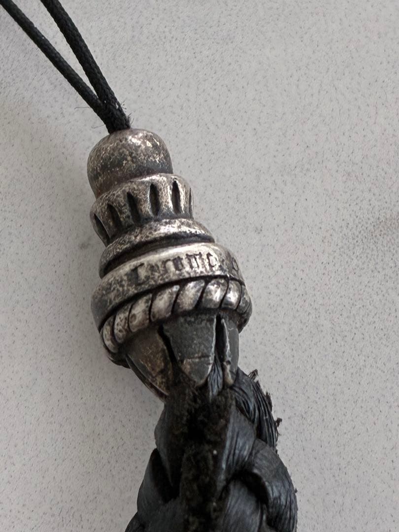 レア　ガイコツキーホルダー　★骸骨 ドクロ スカル 髑髏　シルバー925★50g