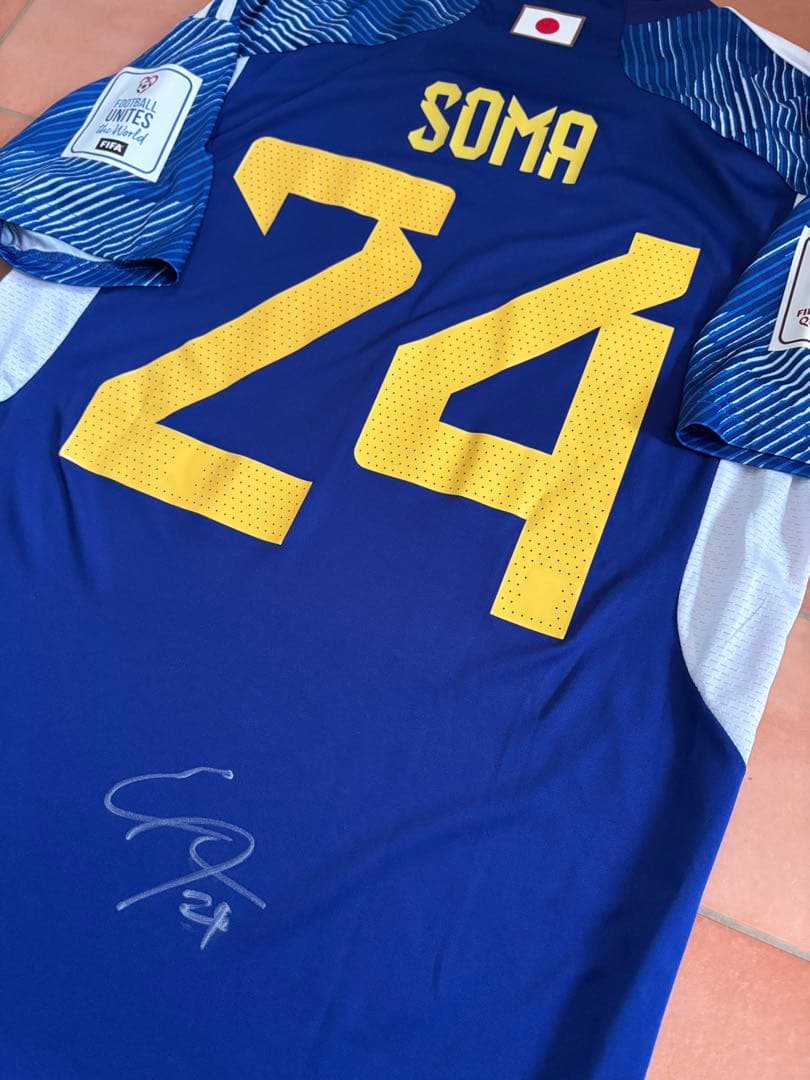 相馬勇紀 日本代表 サイン入り ユニフォーム 町田ゼルビア ワールドカップ