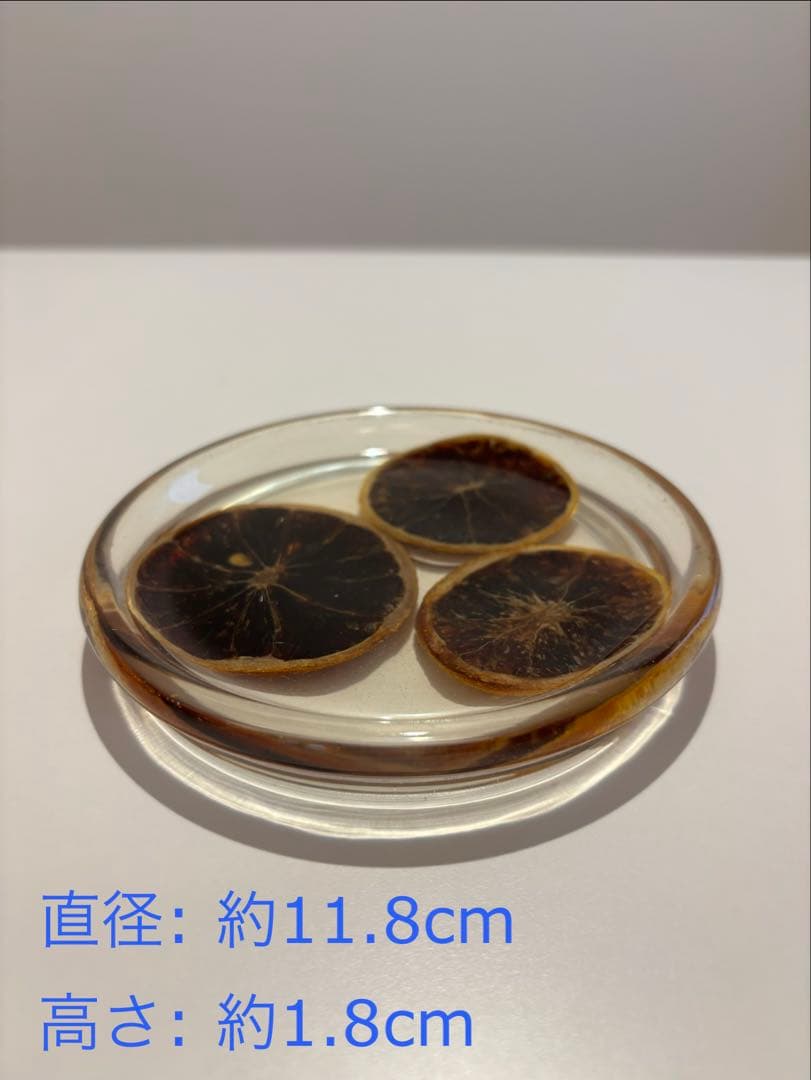 【新品】イタリア•キウラート(CHIURATO)アクリル皿(オレンジ)4点セット