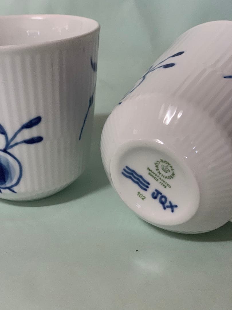 ロイヤルコペンハーゲン　ブルーフルーテッドメガシリーズセット、