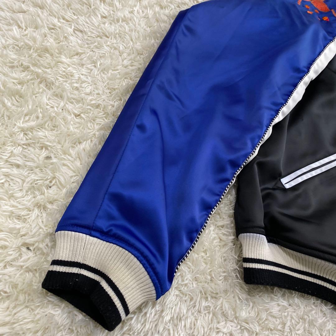 ○抜刀娘 スカジャン リバーシブル2way 超豪華刺繍 和柄　サイズXL