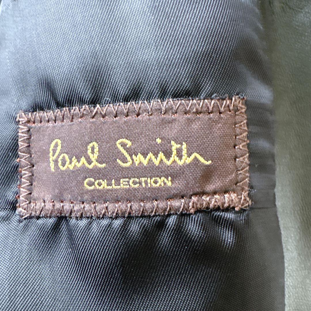 Ryu ポールスミス　L　ダブルブレスト羊革 ラムレザー トレンチ