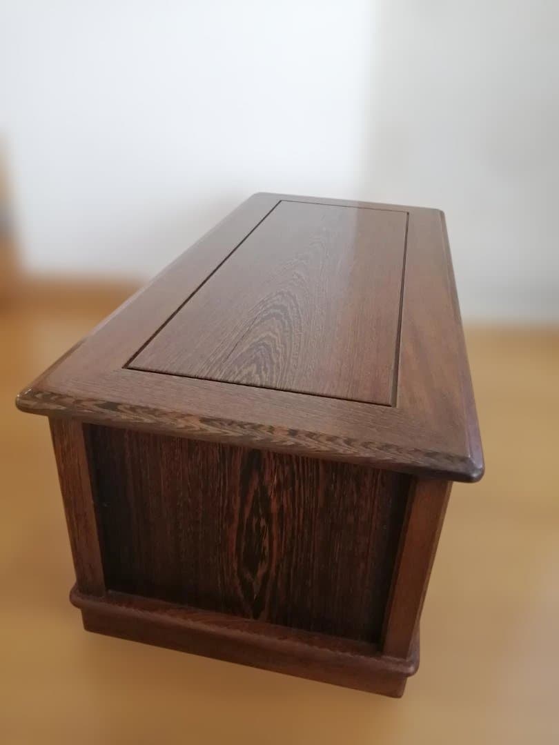 文机 座机 ローデスク 昭和レトロ アンティーク 片軸 古家具 書斎 和家具