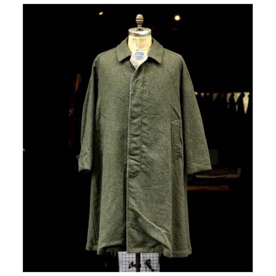 A.PRESSE アプレッセ　Tweed Balmacaan Coat