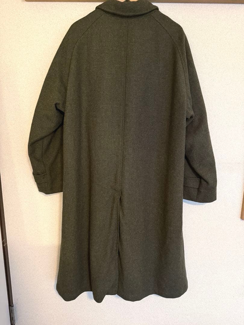 A.PRESSE アプレッセ　Tweed Balmacaan Coat