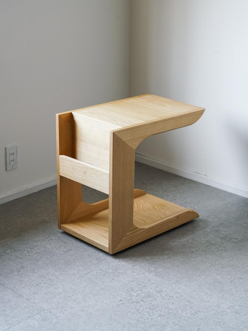 【asphalt】 STORK SIDE-TABLE キャスターテーブル