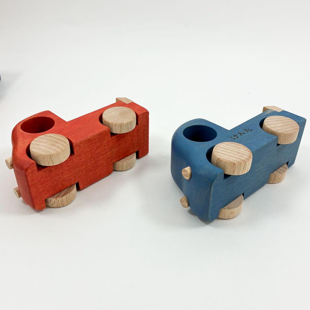 廃盤品 ツミニー　こまーむ　こまむぐ　トラック　積み木　木製おもちゃ