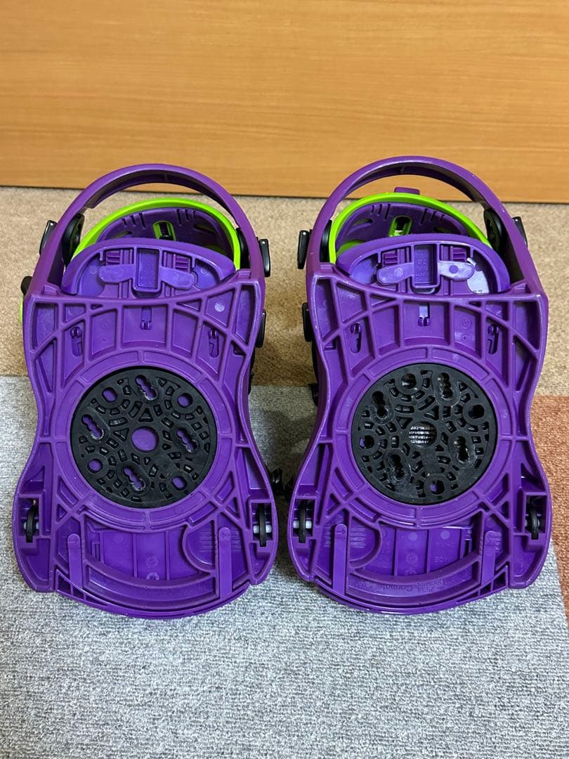 22-23 FLUX XF ビンディング Mサイズ　グリーン/パープル　15回程