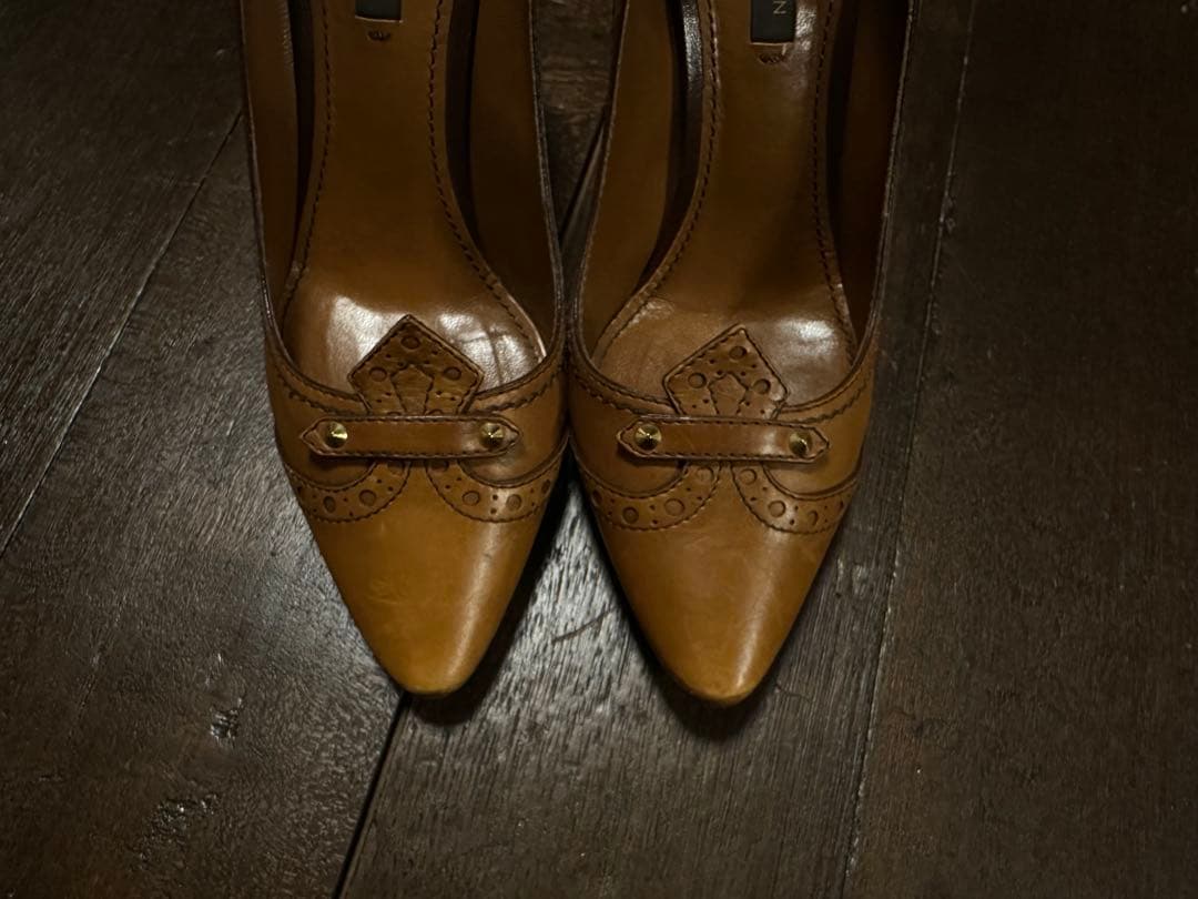 Louis Vuitton ブラウンハイヒール36