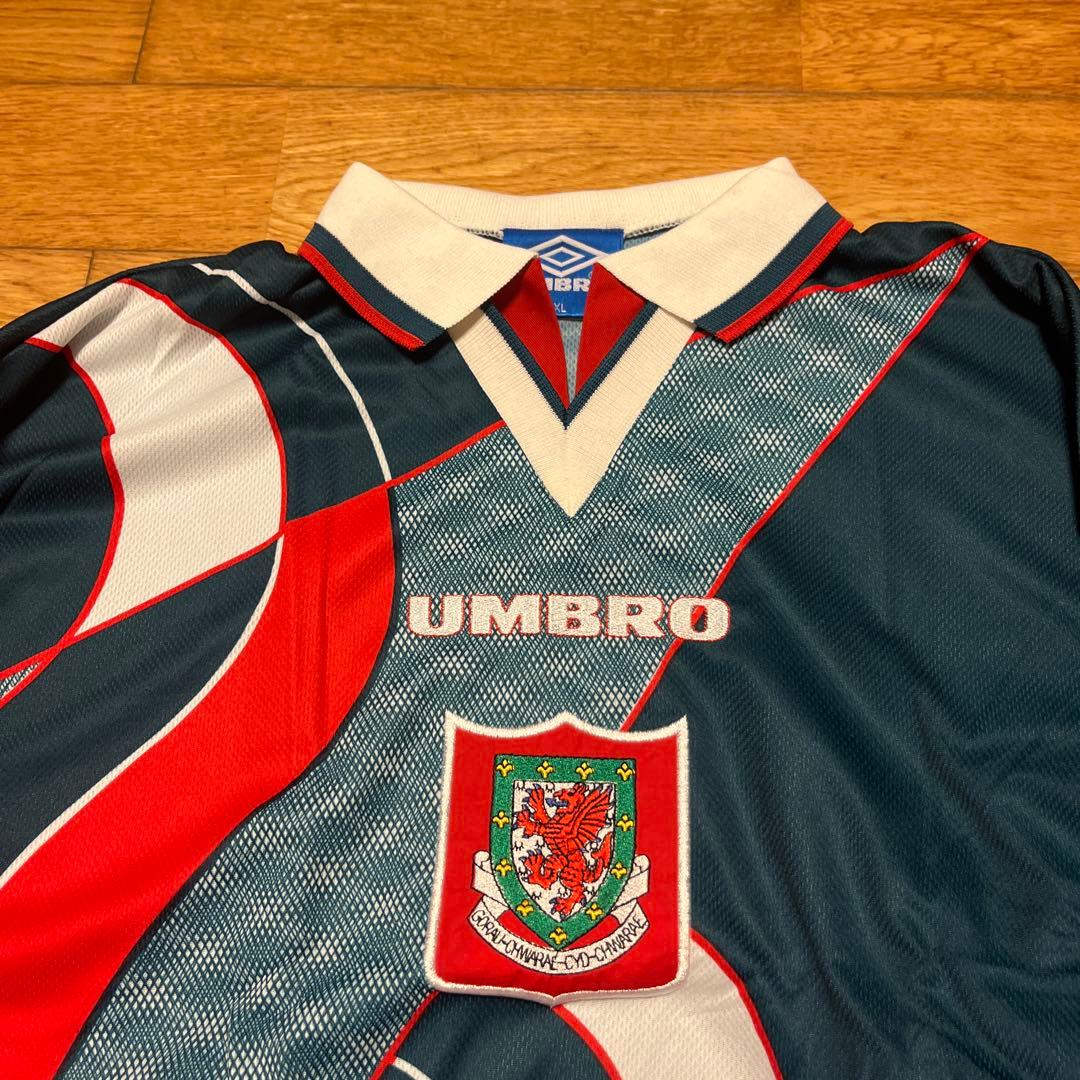 90s UMBRO ウェールズ代表 94-95 ユニフォーム　ゲームシャツ XL