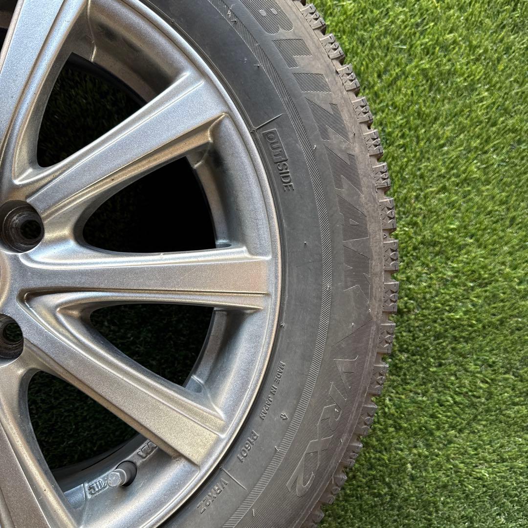 スタッドレスタイヤ　AW付き4本　ブリヂストン VRX2Z 175/65R15