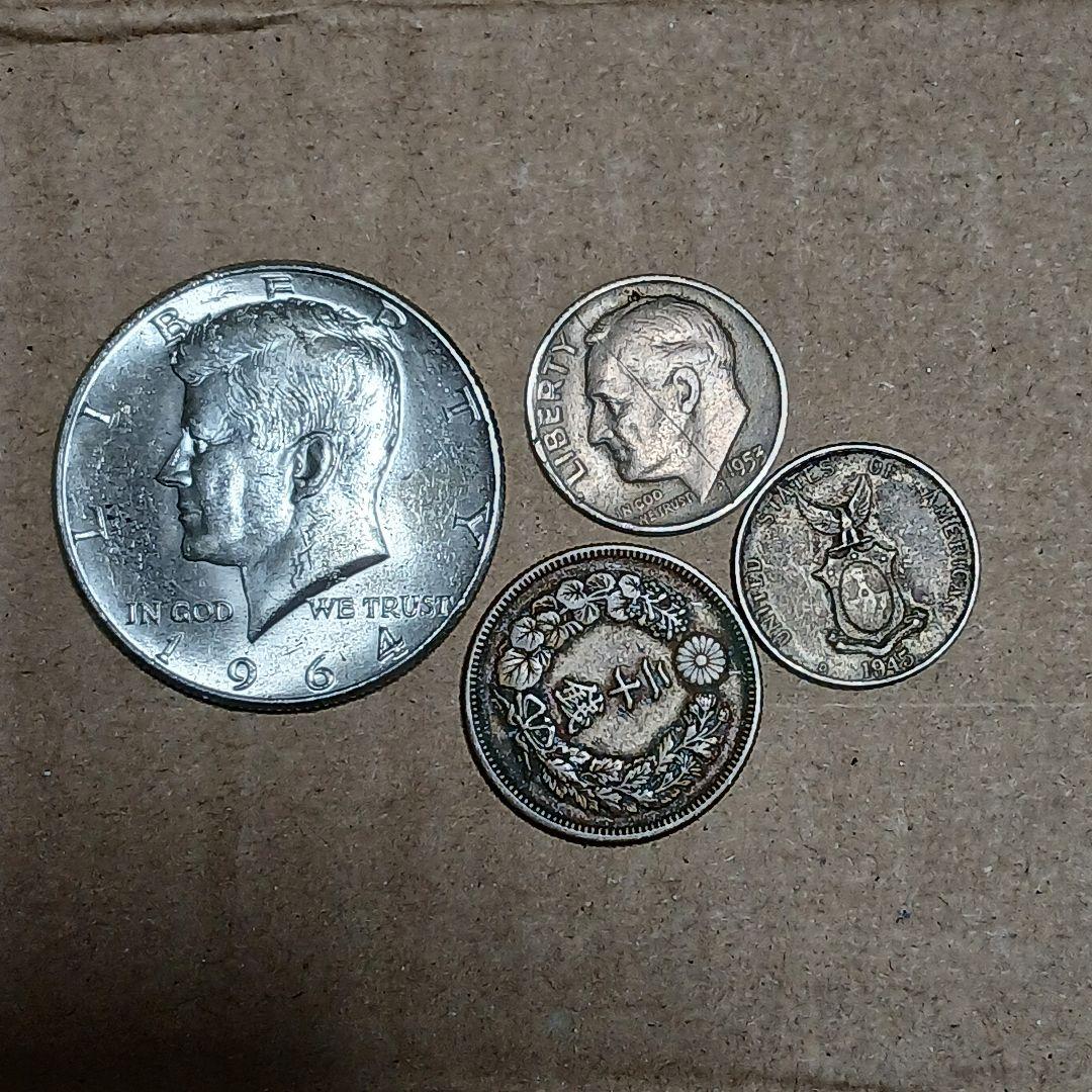 アメリカ 日本 フィリピン　シルバー