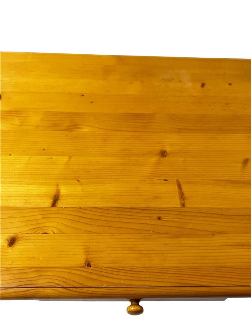 【希少・レア】アンティーク風ローテーブル天然木ベルメゾン　パイン材　千趣会