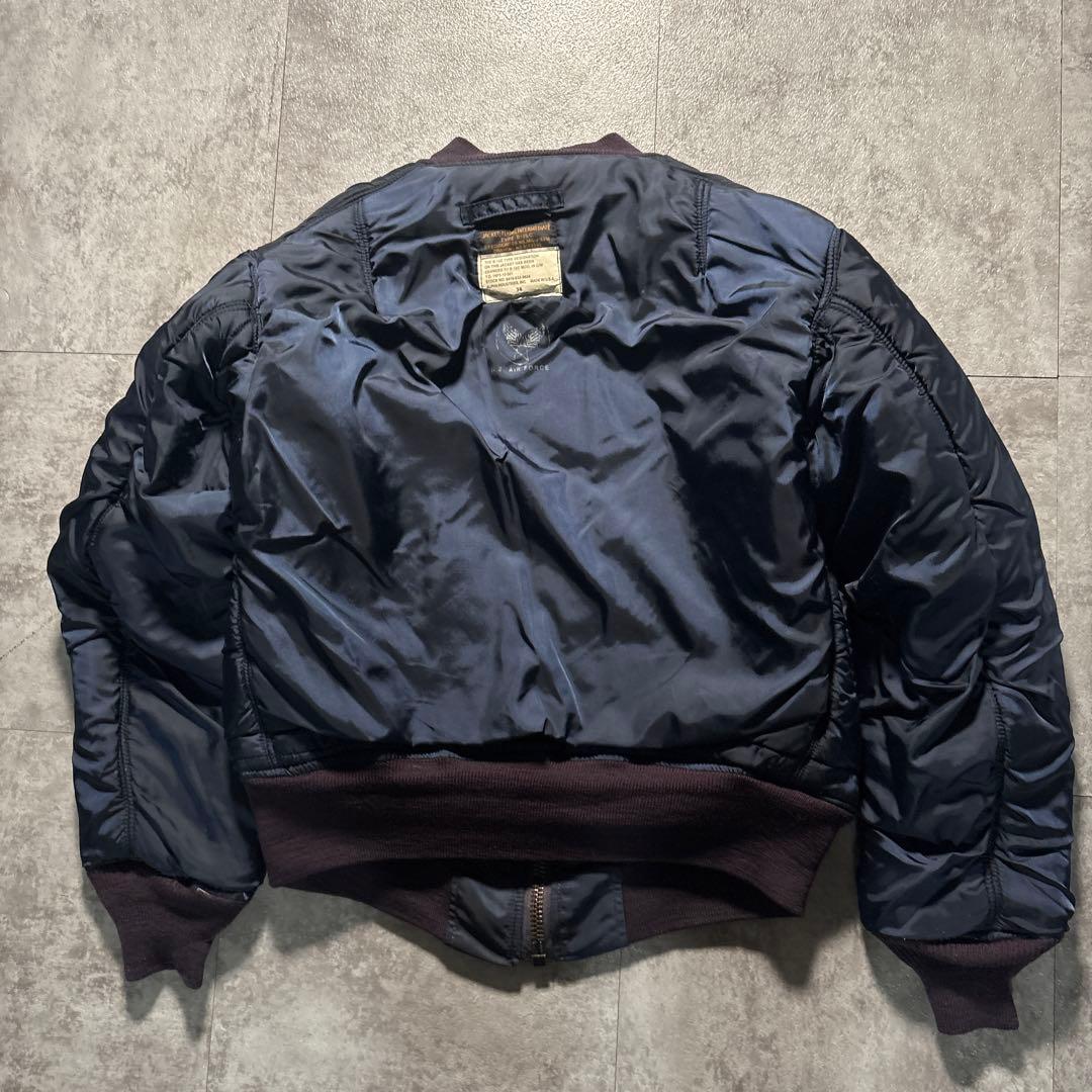 alpha 50s 復刻　ma-1 flight jacket navy 36