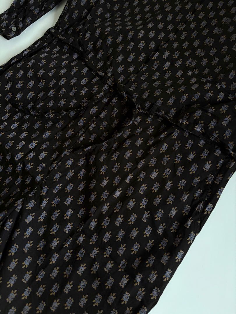 かぐれ【23SS 美品】プリントジャンプスーツ kagure インド綿