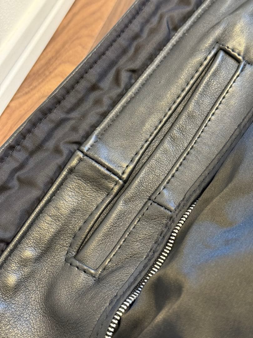 HOUSTON N.Y.C. レザーライダースジャケット サイズ36