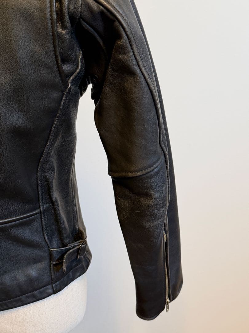 HOUSTON N.Y.C. レザーライダースジャケット サイズ36