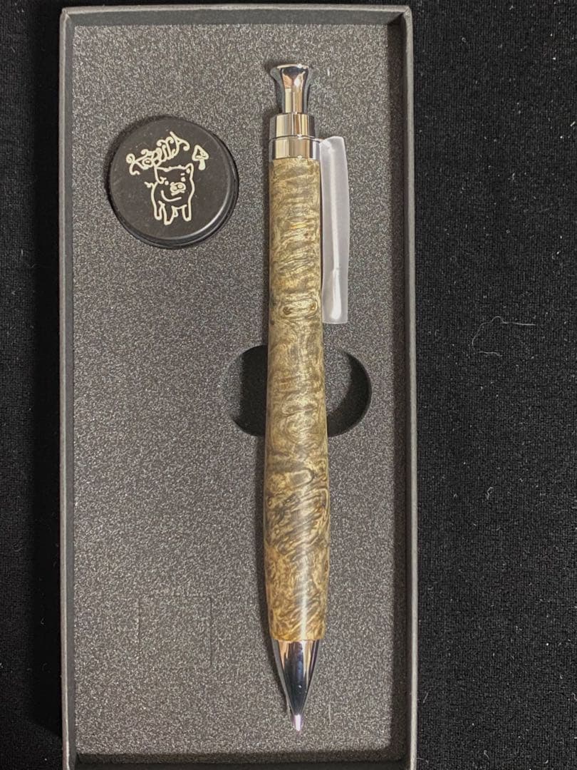 こぶた工房シャープペンシル 極上花梨瘤 青瘤グロテスク0.5mm