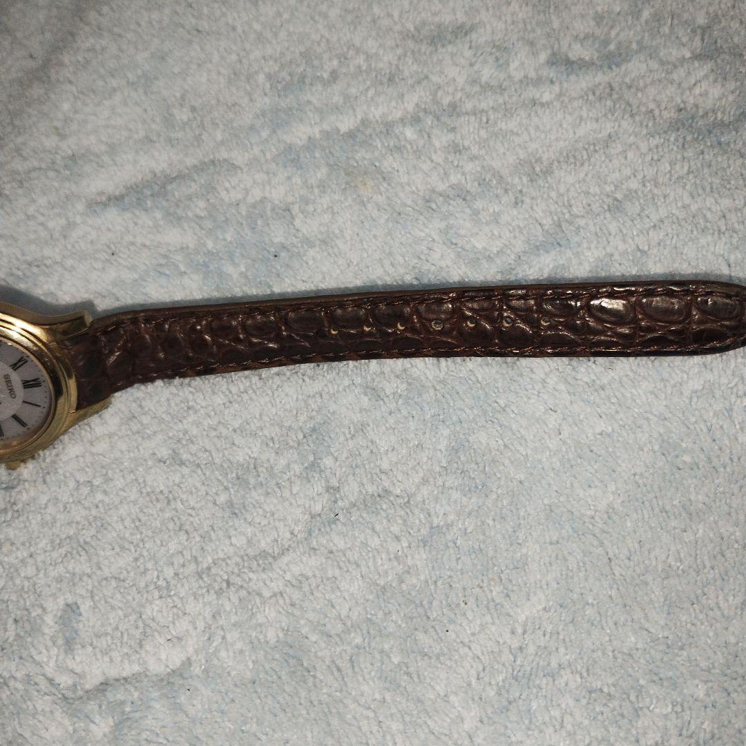 希少！電波ソーラーSEIKOセイコーエクセリーヌ白蝶貝チタンEXCELINE美品