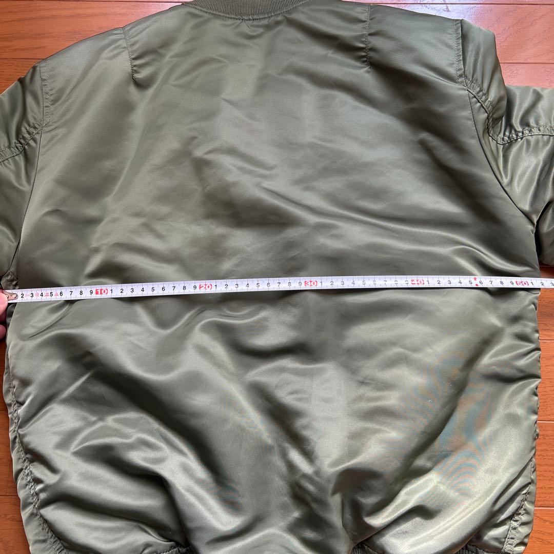 MA-1 フライトジャケット オリーブ 中綿 古着