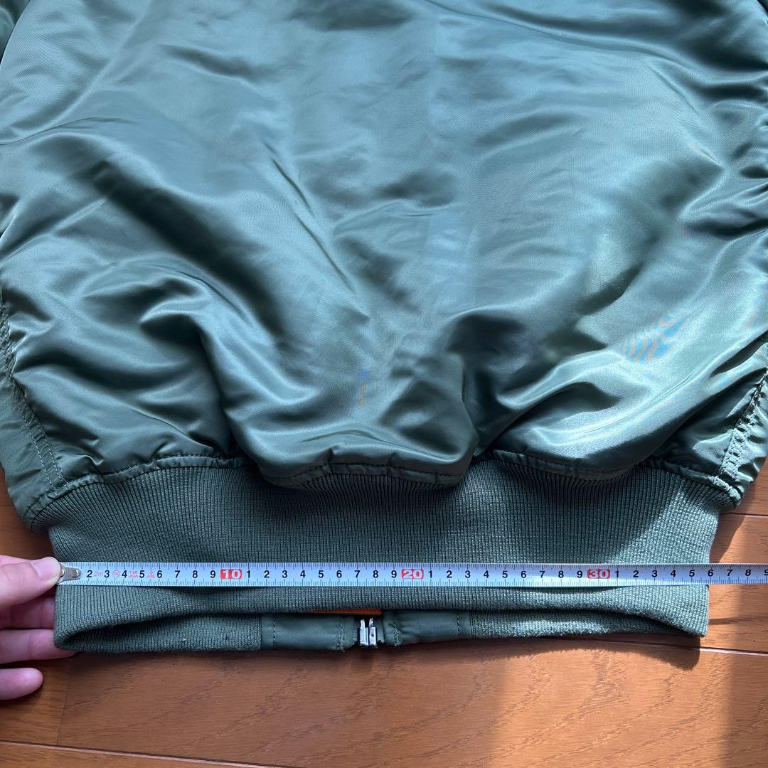 MA-1 フライトジャケット オリーブ 中綿 古着