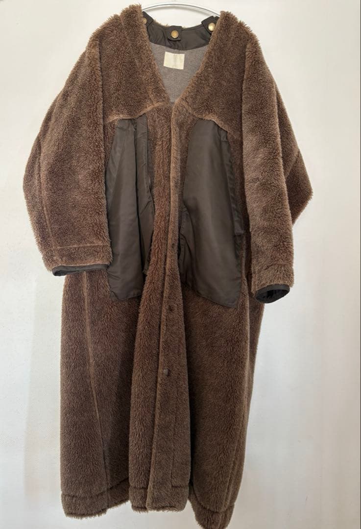 完売品★jun mikami ジュンミカミアルパカライナーコート　ボアコート