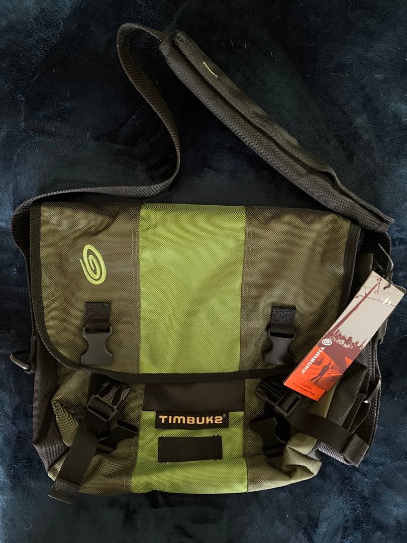 【新品】TIMBUK2 メッセンジャーバッグ Sサイズ 旧ロゴ タグ付 緑