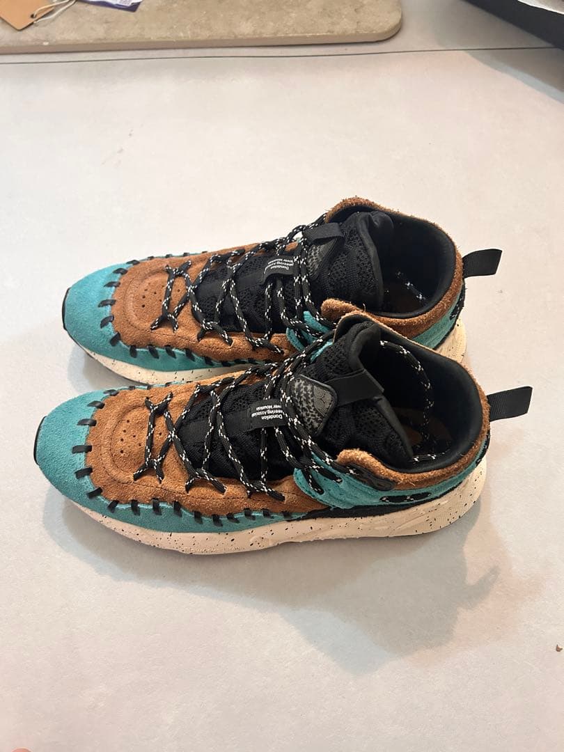 フラワーマウンテン モヒカン ターコイズ/ダークブラウン 27.5cm