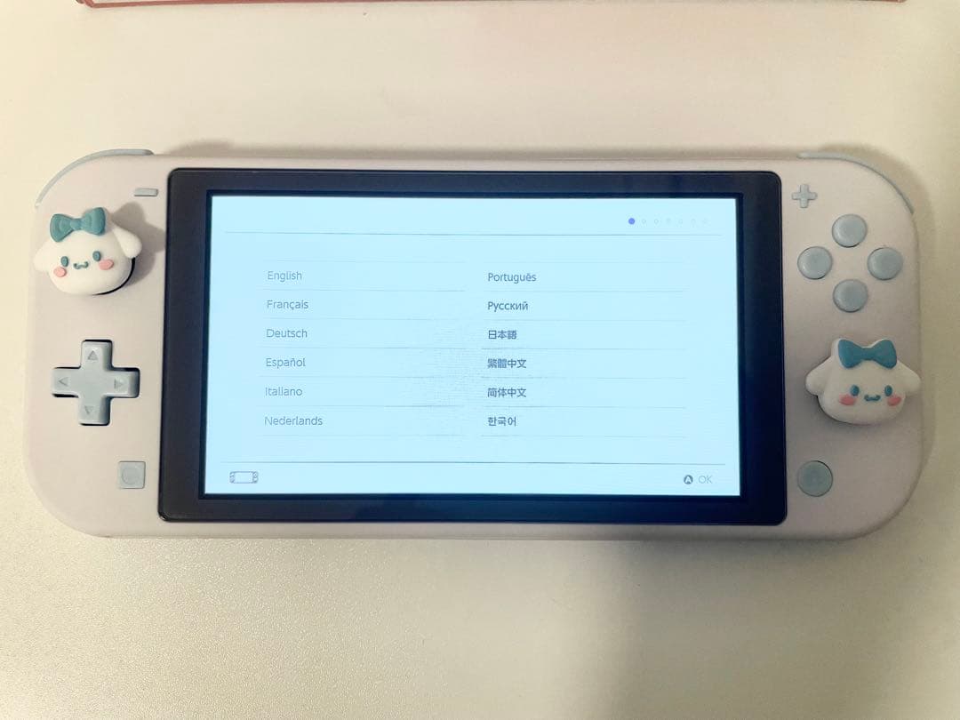 switch ライト/シナモロールカスタム