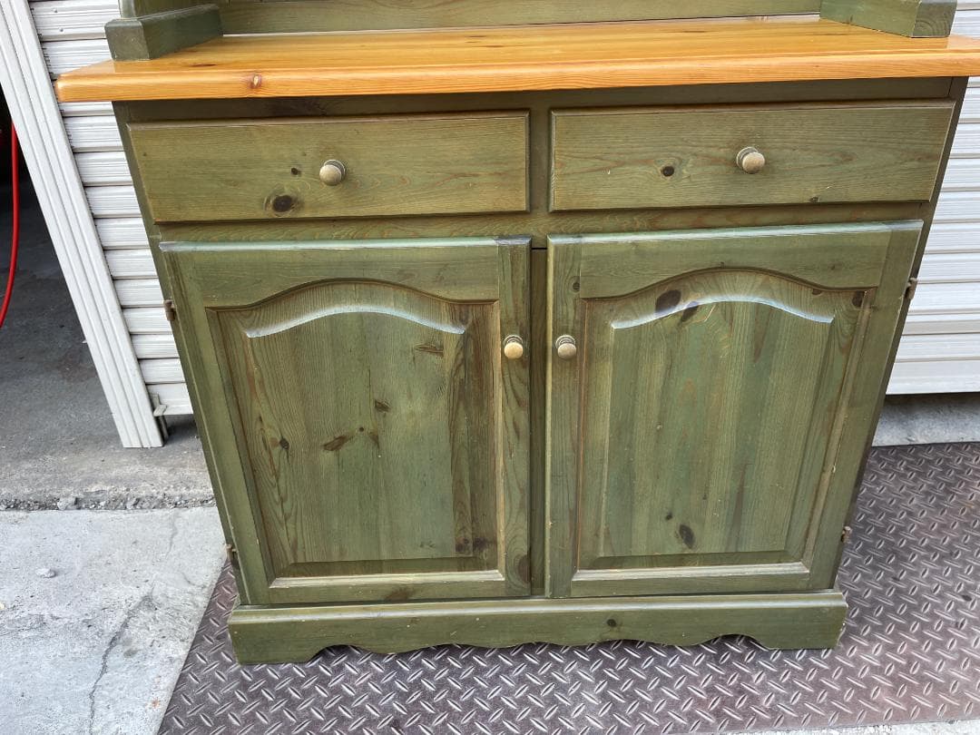 ★ 収納 棚 ウェルシュドレッサー オープンボード カップボード カントリー 風